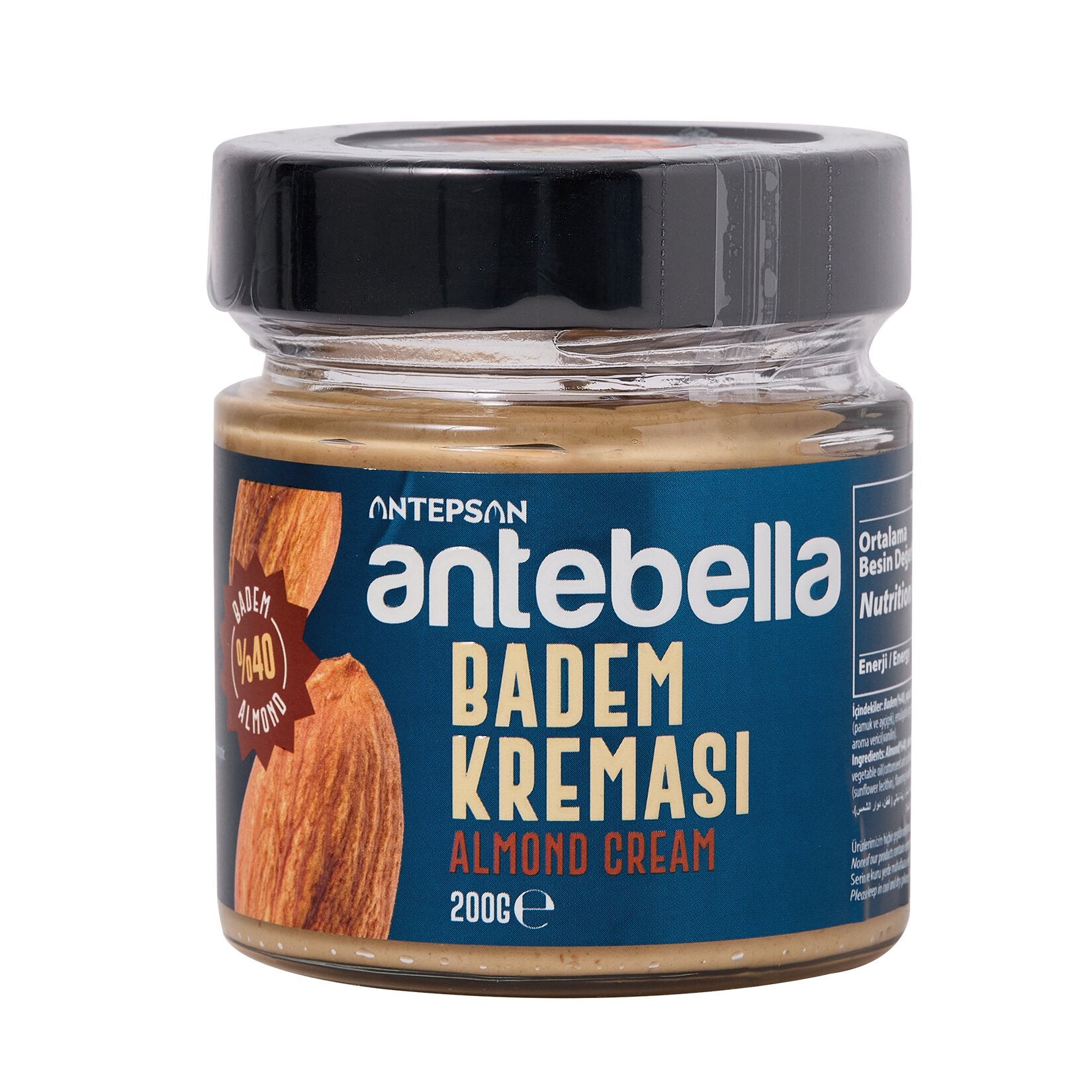ANTEBELLA SPREADABLE ALMOND SPREAD 40% 200gr
