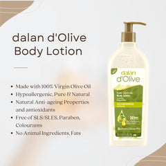 d'Olive HAND & BODY LOTION WITH PUMP | 13.5 fl.oz (400ml)