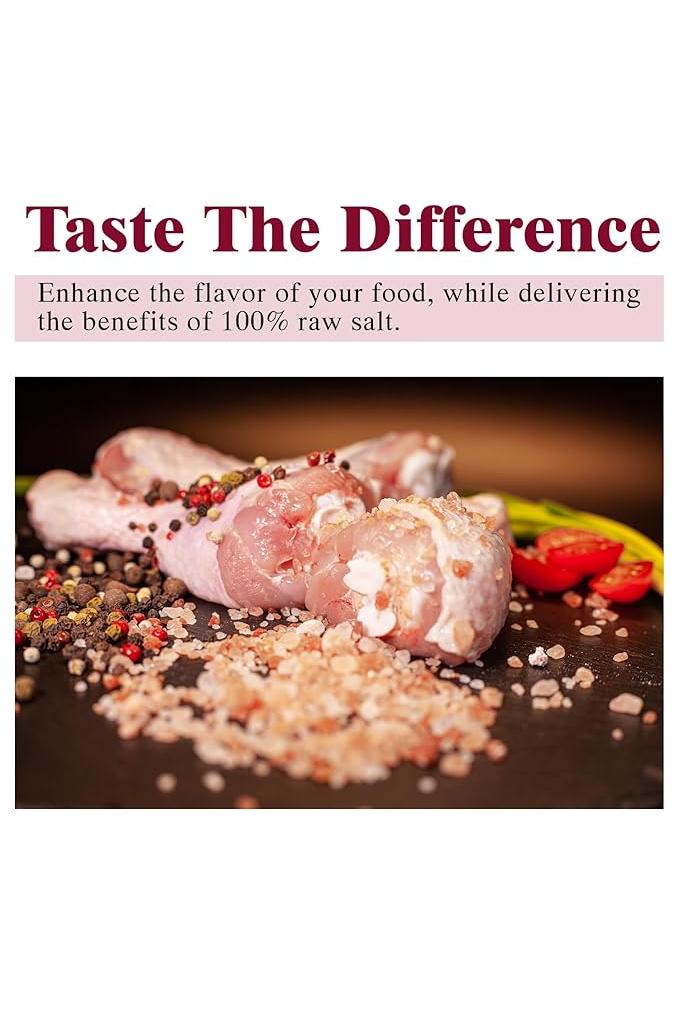 Himalayan Pink Salt Coarse Grain Plastic Jar 1Kg