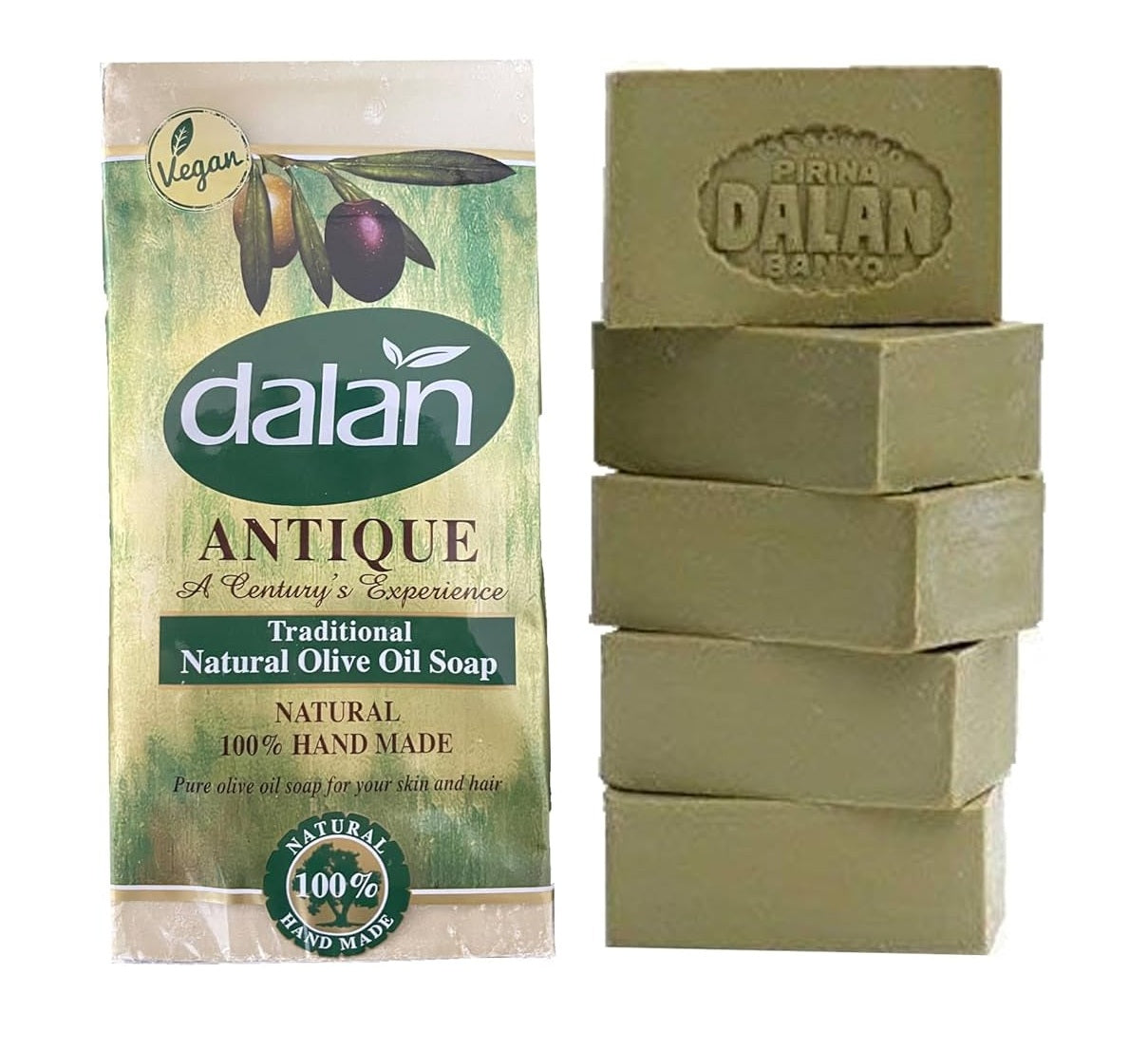 Dalan Olive Oil Soap Green || 180 gr x5