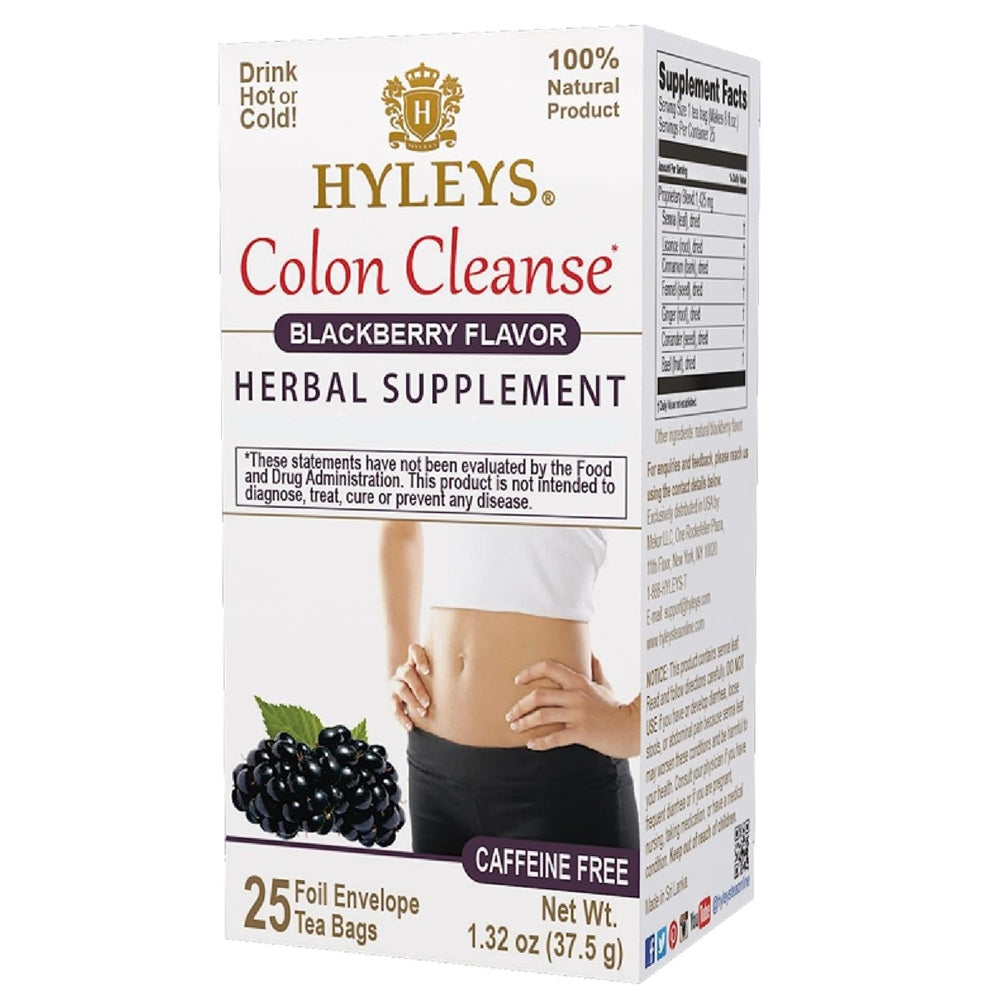 HYLEYS COLON CLEANSE BLACKBERRY 1.32oz - Kosher