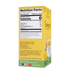 HYLEYS TURMERIC WITH GREEN TEA 1.32oz 25 Tea Bags