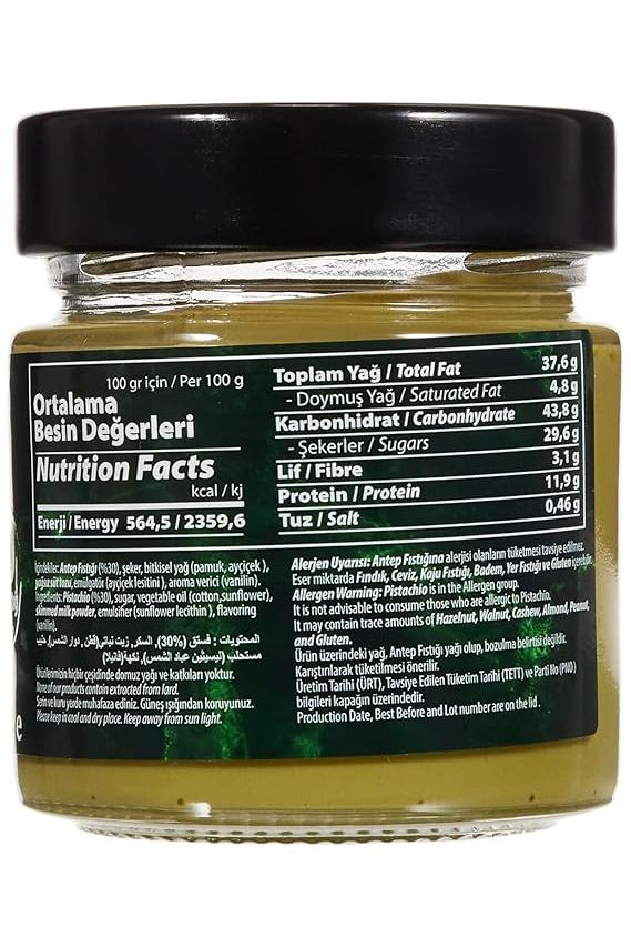 ANTEBELLA SPREADABLE PISTACHIO SPREAD 30% 200gr - TULUMBA