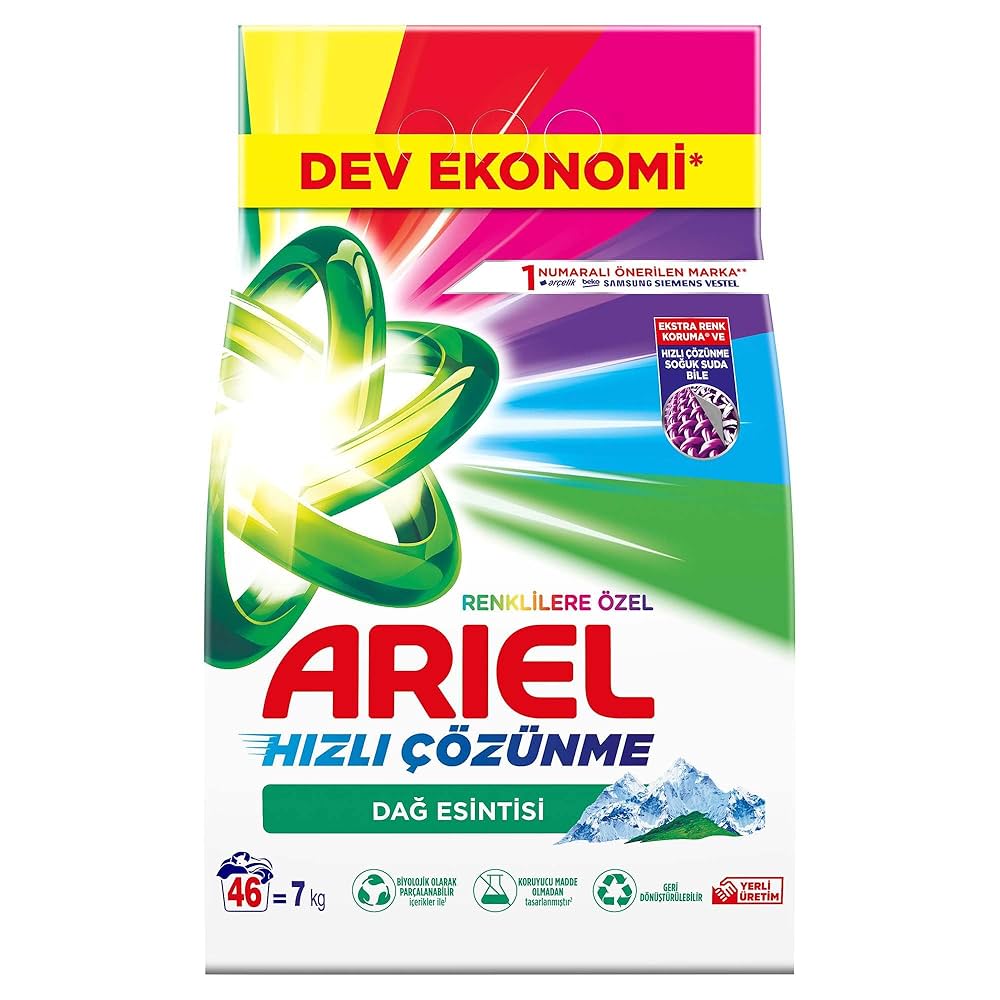 Ariel Aqua Powder Detergent 211 oz - Mountain Breeze