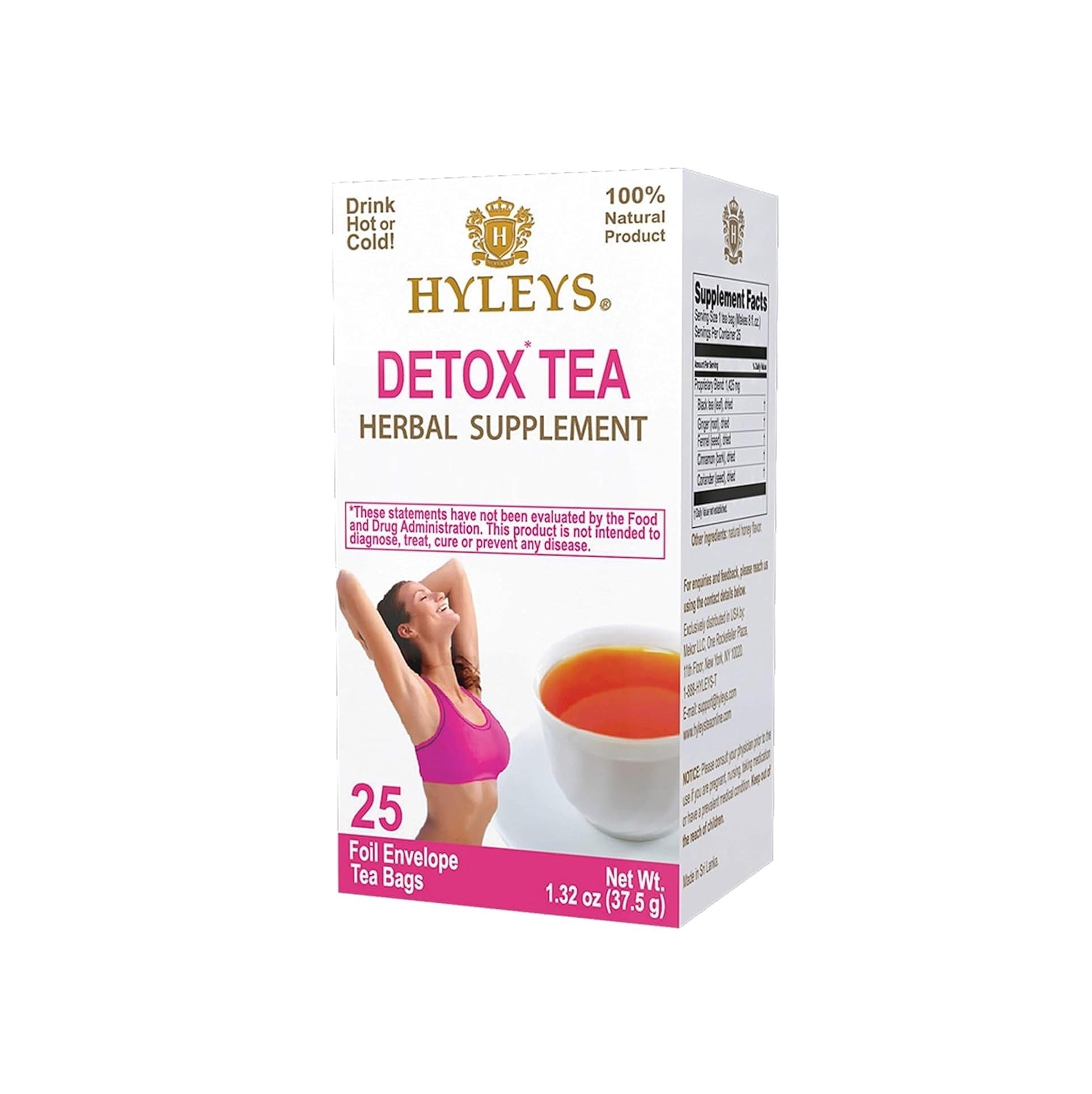 HYLEYS WELLNESS TEA DETOX