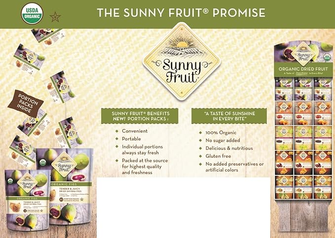 Sunny Fruit Organic Dates 5 Pack