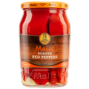 MELIS ROASTED RED PEPPERS 720 ML 24.3 FL OZ