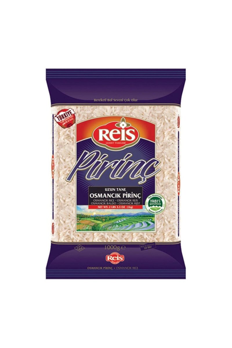 Reis Osmancik Rice 2.2lb (1kg) Pack, cello - TULUMBA