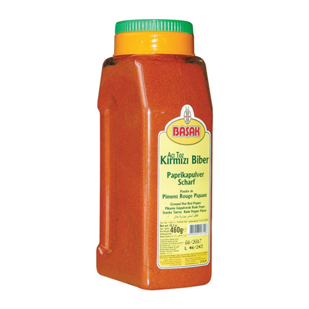 Basak Red Pepper Hot 16.2oz (460g) Bottle, plastic - TULUMBA