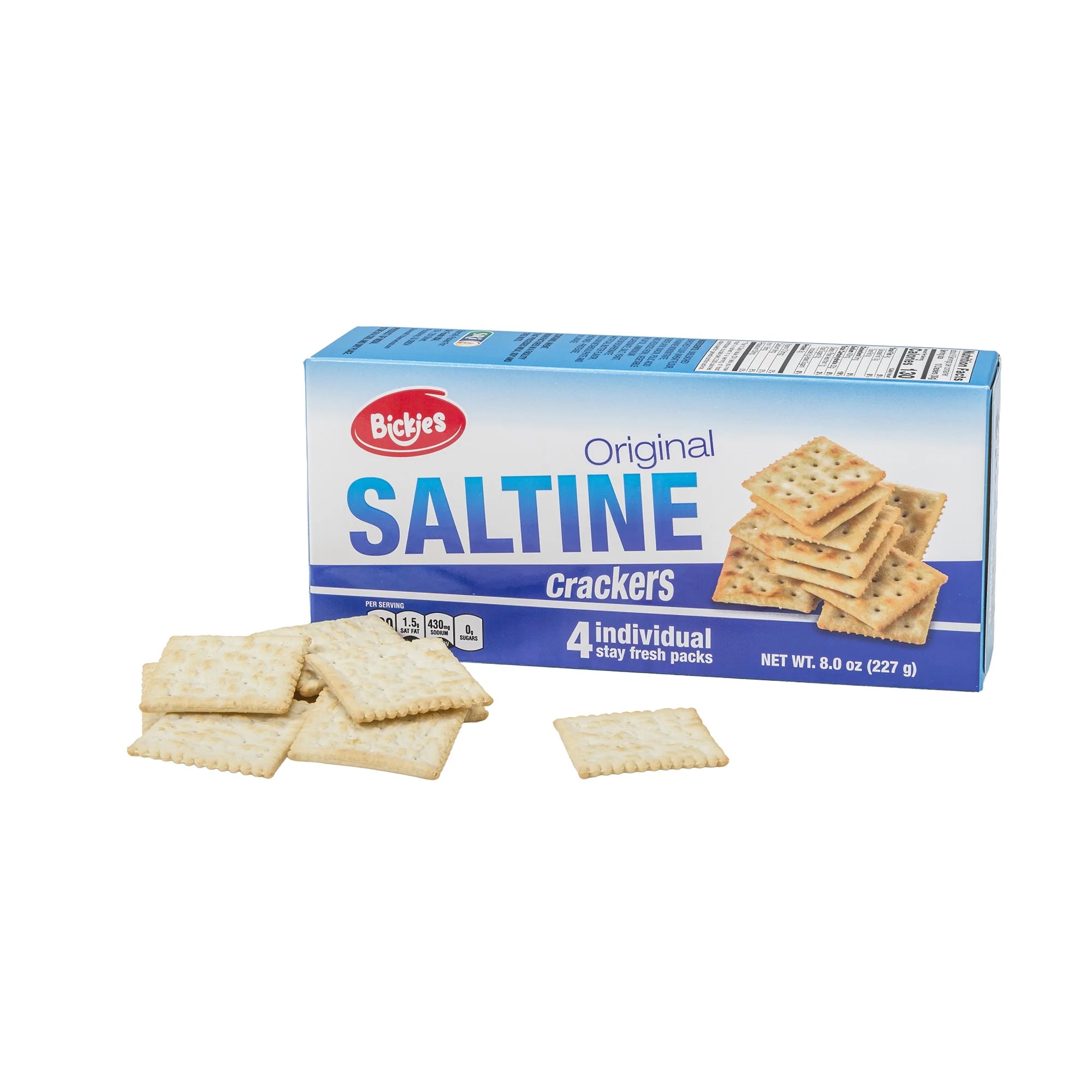 BICKIES SALTINE CRACKERS - SALTED  8 oz