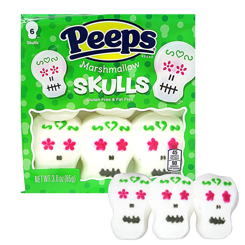 SKULLS PEEPS MARSHMALLOW 24PCS