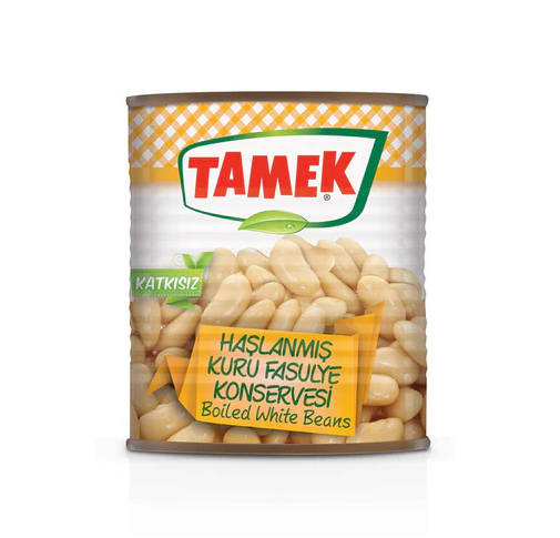 Tamek Boiled White Beans 28.2oz (800g) Can
