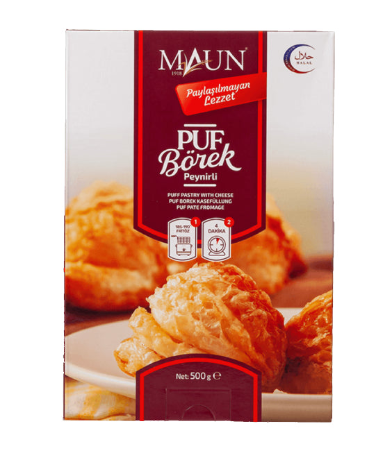 F- Maun Puff Pastry With Cheese 500 gr x 10pcs | PUFF BOREK