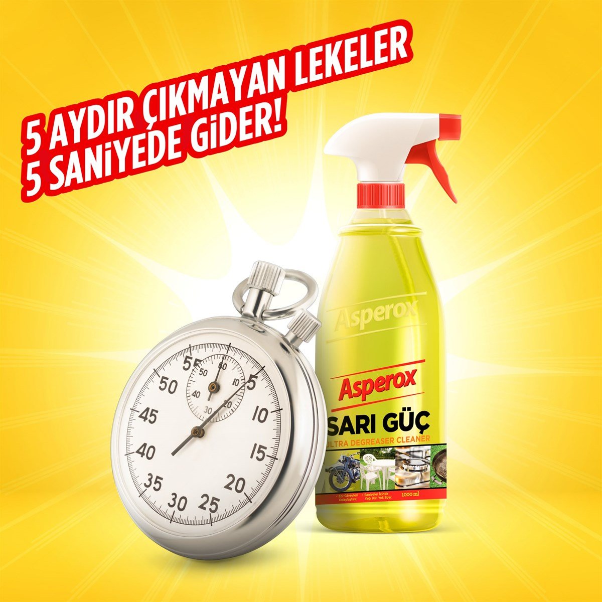 ASPEROX YELLOW POWER (SARI GÜÇ) 1000 ML