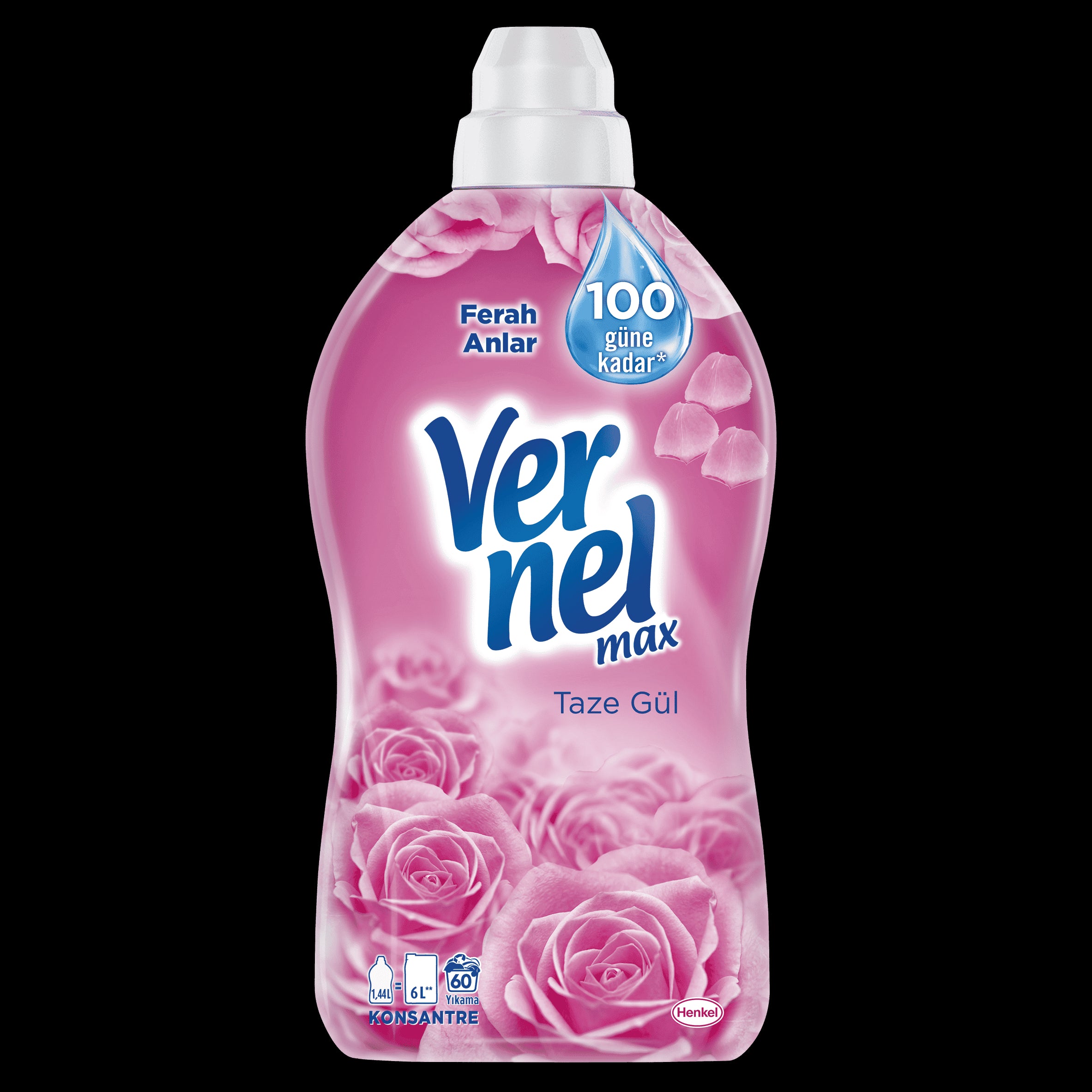 Vernel Max Fresh Rose (taze gül kokusu) 1.44L