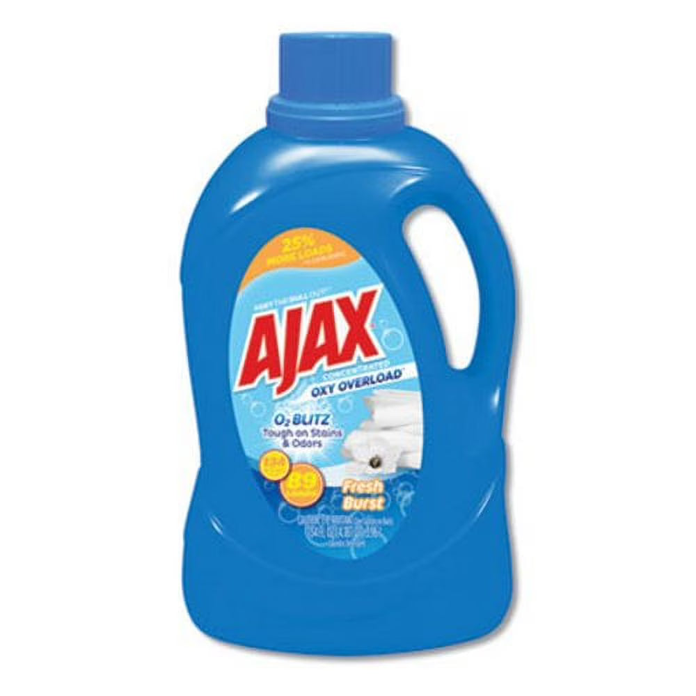 AJAX LIQUID LAUNDRY DETERGENT 134 OZ OXY OVERLOAD