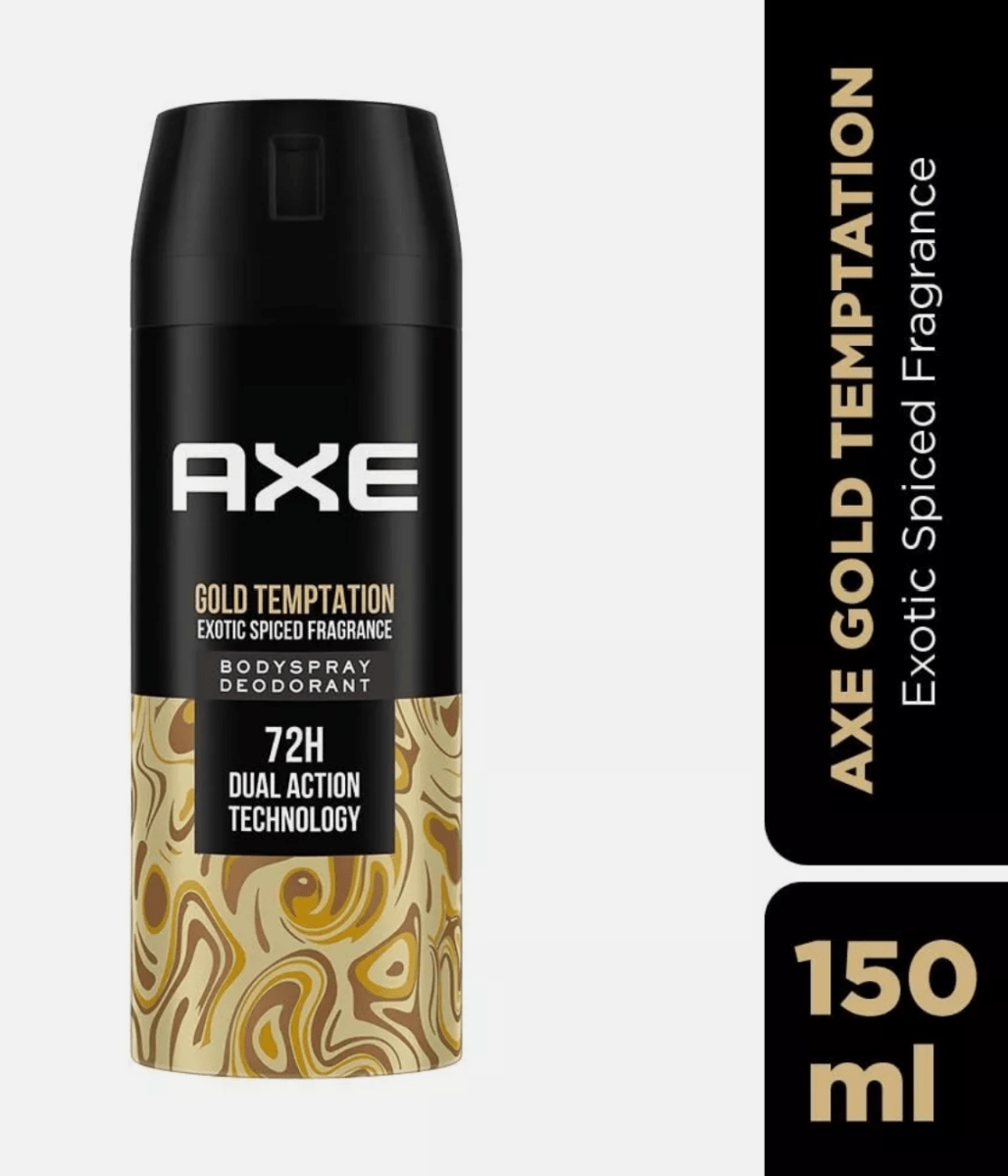 Axe Body Spray 150ml (5.3 fl.oz) GOLD TEMPTATION - TULUMBA