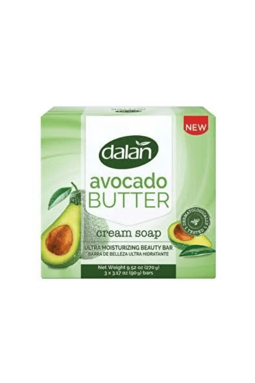 Dalan Cream Soap Avocado Butter 3X90 g (3.2 Oz) - TULUMBA