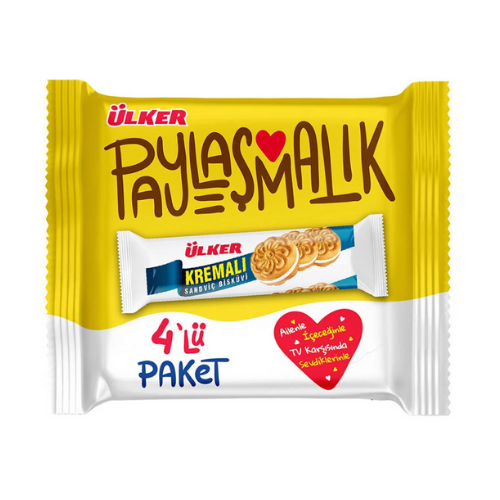 Ulker Cream Sandwich Biscuits 4ct x 2.15 oz (61g)