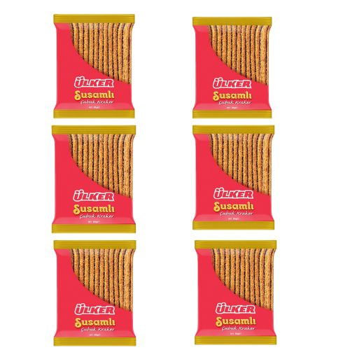 Ulker Sesame Stick Crackers 2.47 oz (70 g) x 6 pcs
