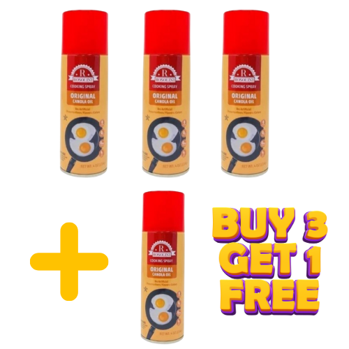 Rosolini Cooking Spray Original Canola Oil 4 fl.oz x 4 pcs