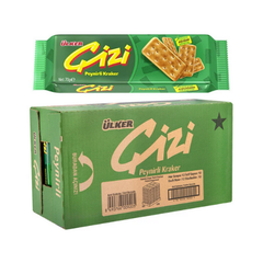 Ulker Cizi Plain Crackers 2.47 oz (70 g) x 24 pcs