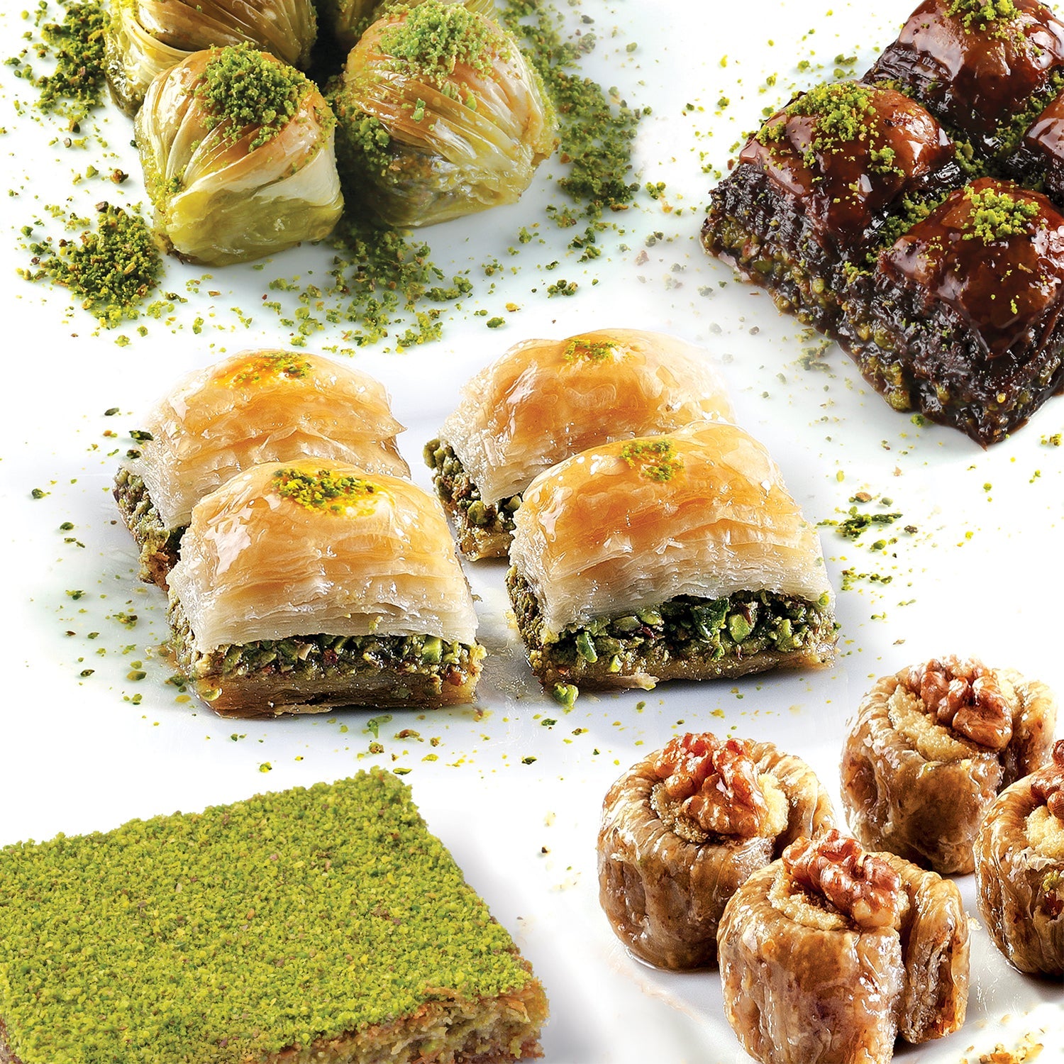 Moda Baklava, Assorted, Party Pack, 2.75lbs (1250g)