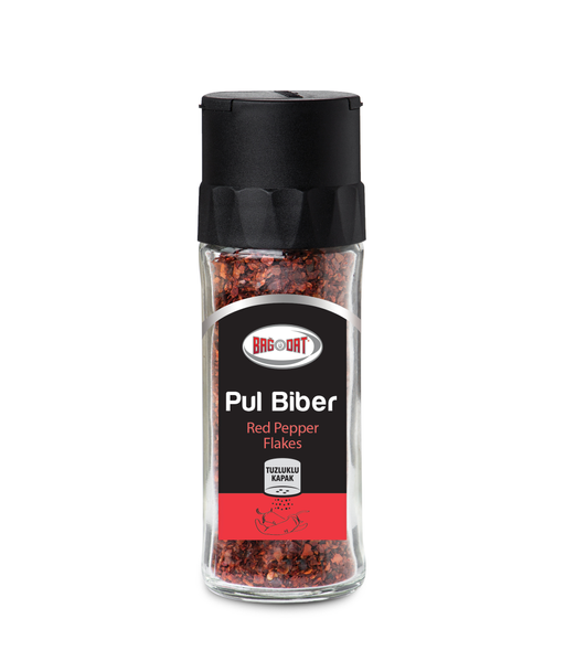 Bagdat Glass Jar Pul Biber Red Pepper Flakes 1.5oz (42g)