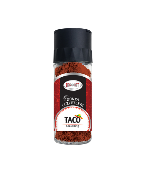 Bagdat Glass Jar Taco Baharati Taco Seasoning Mix 1.9oz (55g)