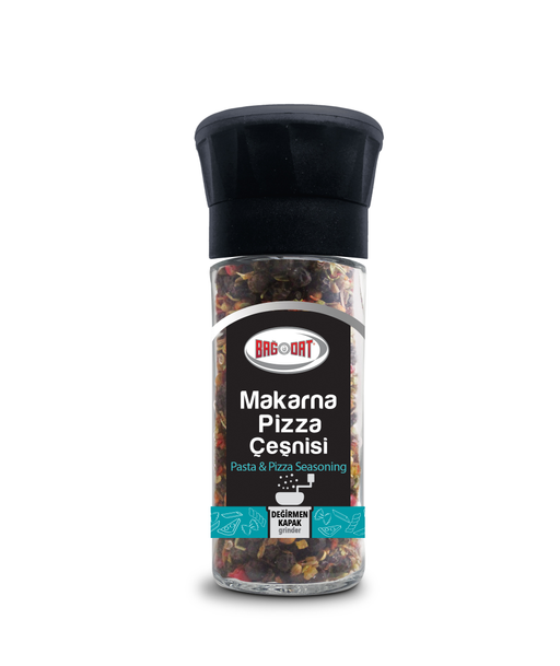 Bagdat Glass Grinder Pizza & Pasta Seasoning Mix 1.8oz (50g)