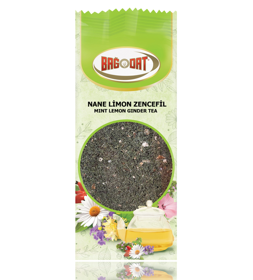 Bagdat Herbal Tea Nane Limon Zencefil Mint Lemon Ginger 65g