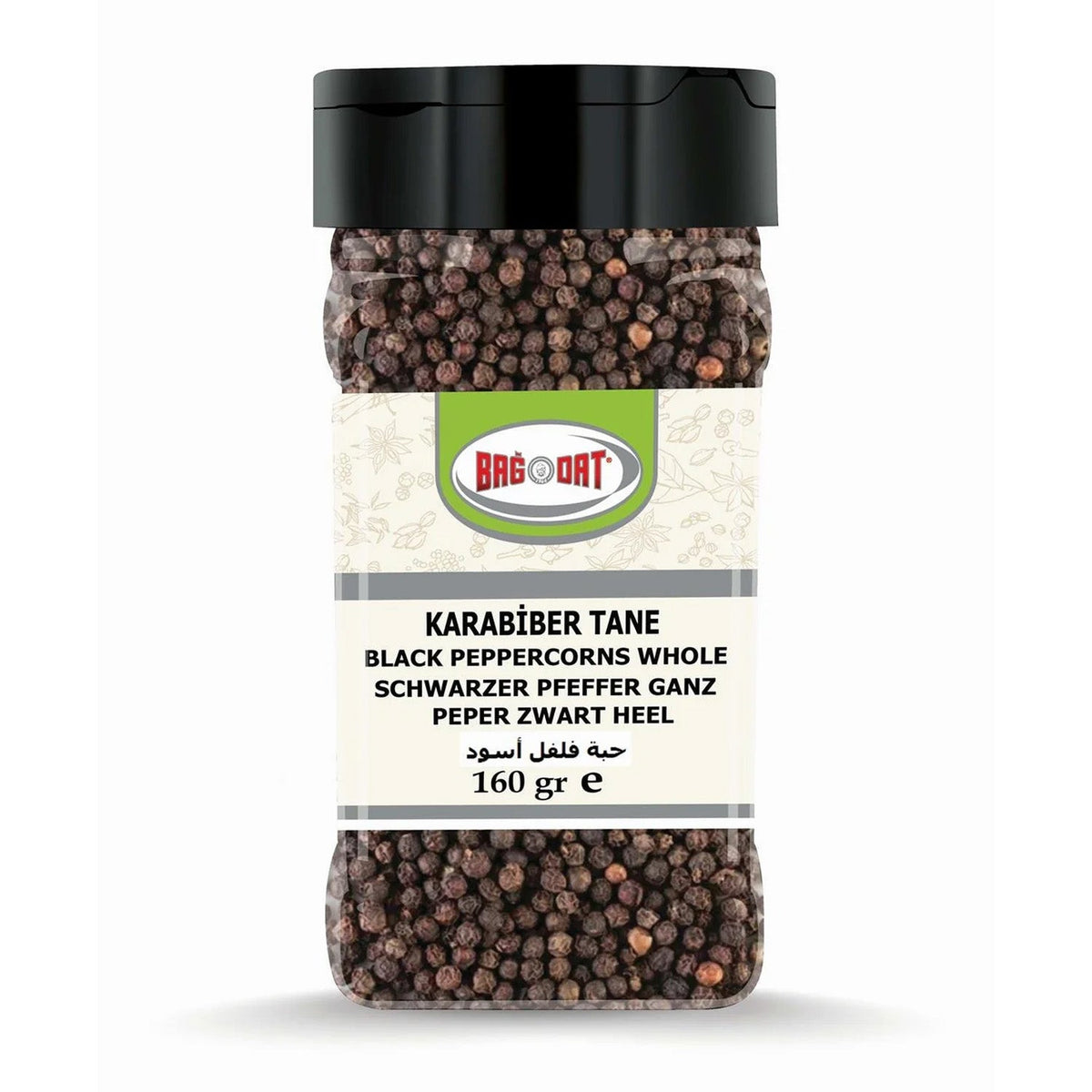 Bagdat Blackpepper Whole 160G
