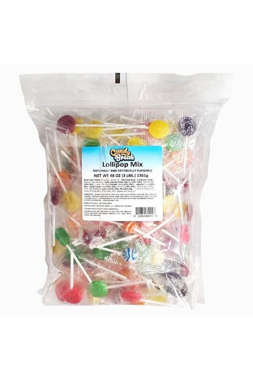 CANDY BREAK LOLLIPOP MIX 3 lbs - TULUMBA