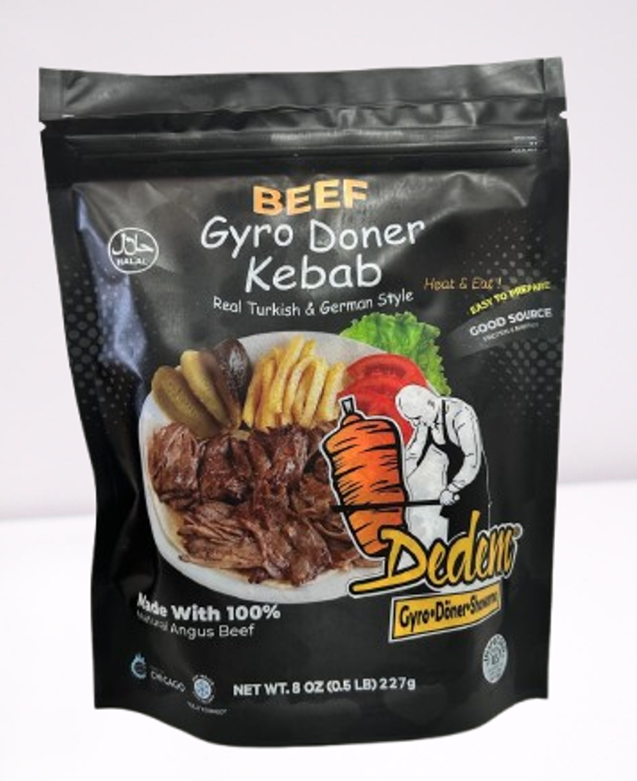 Dedem Beef Gyro Doner Kebab 8oz (227g)
