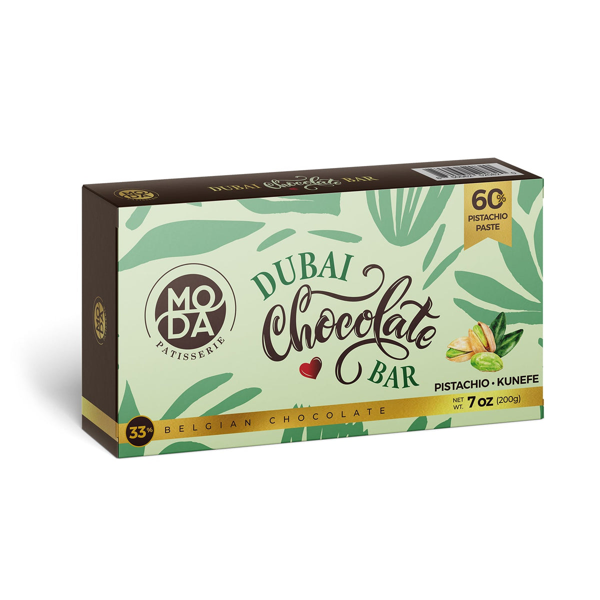 Moda Dubai Chocolate Bar 7oz (200G)