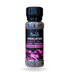 Himalayan Black Salt Coarse Grain Pet Bottle Shaker 220g  | Smoked