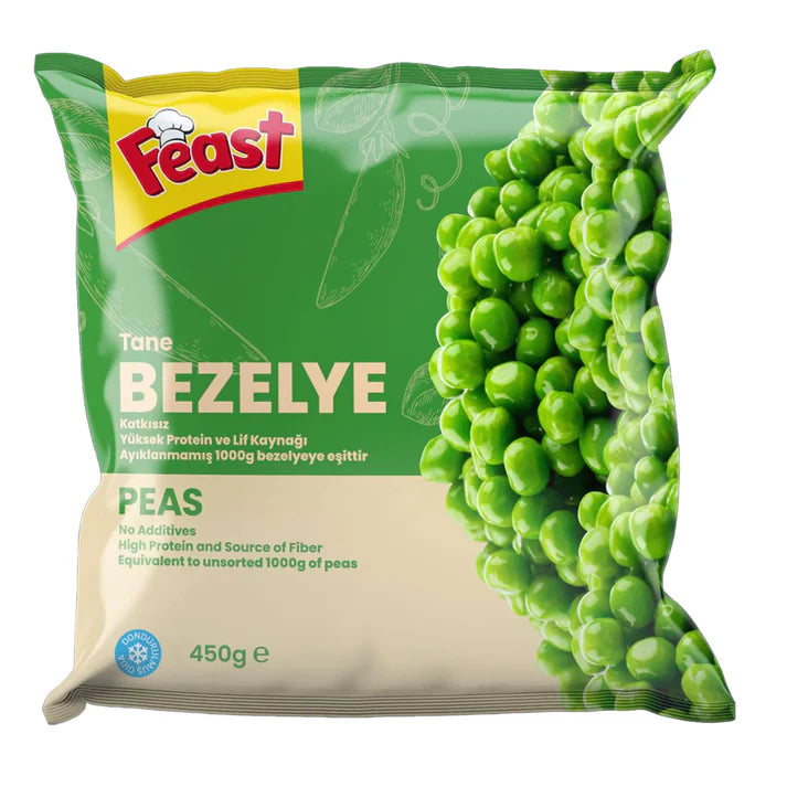 Feast Peas Donuk Bezelye 450g