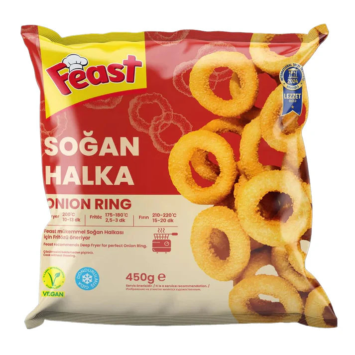 Feast Onion Rings Sogan Halkasi 450g