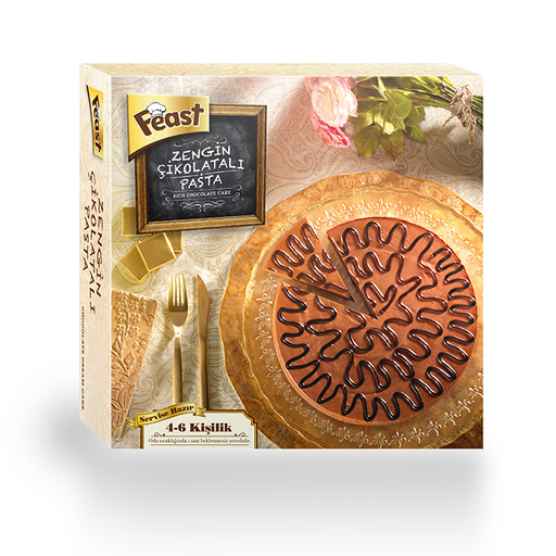 Feast Intense Chocolate Cake 600g (Yoğun Çikolatalı Kek)