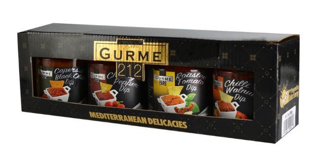 GURME212 DIP SAUCE MIX 4X255cc Jar - TULUMBA