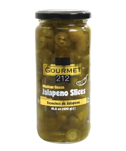 K - GURME212 Green Jalapeno Slice 12pcs