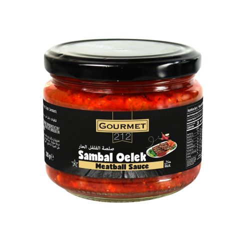 K - GOURME212 SAMBAL OELEK (MEATBALL) SAUCE 12pcs