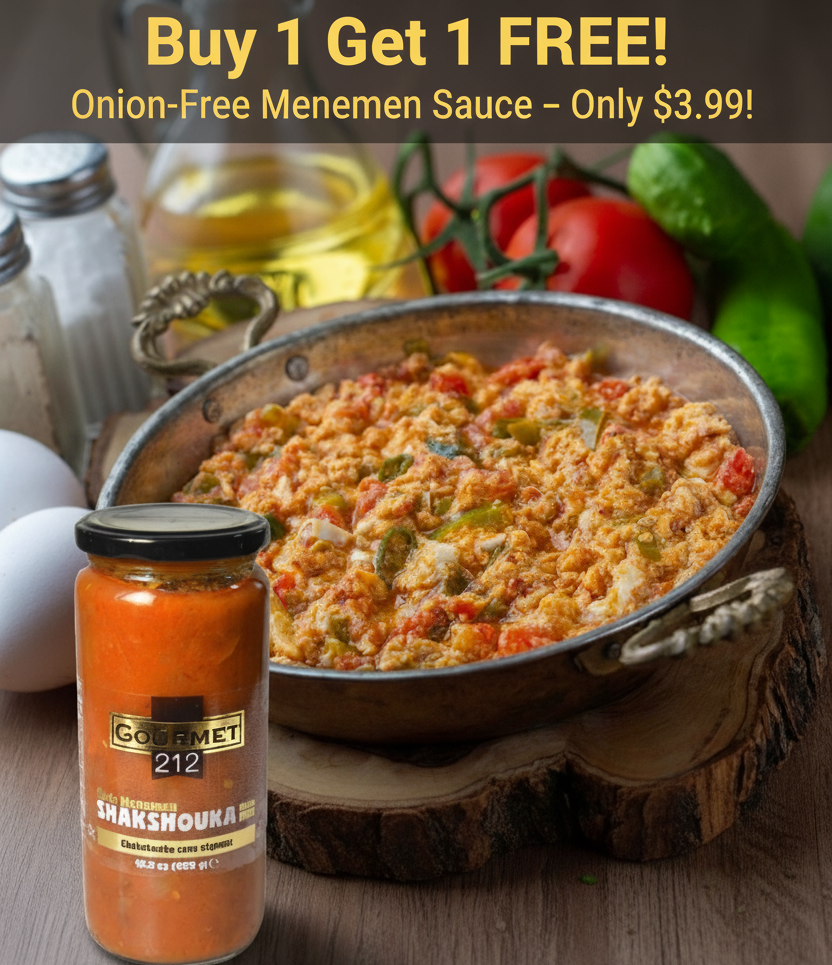 Gourmet212 Shakshuka without Onion 16 oz  (Kosher)