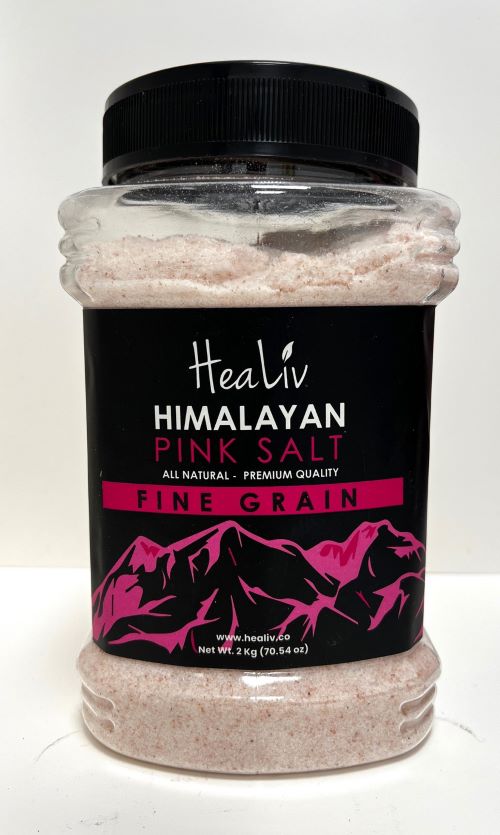 Himalayan Pink Salt Fine Grain Doypack / Ziplock 1KG