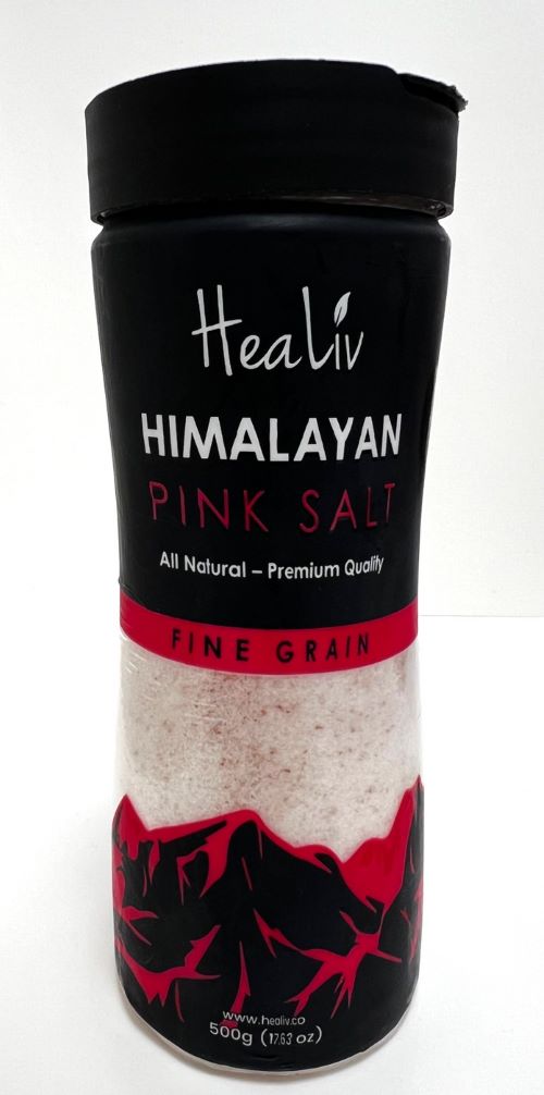 Himalayan Pink Salt Fine Grain Pet Bottle Shaker 500g