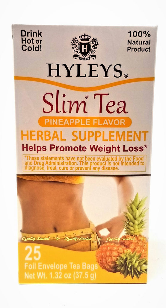 K - HYLEYS SLIM TEA PINEAPPLE 1.32oz