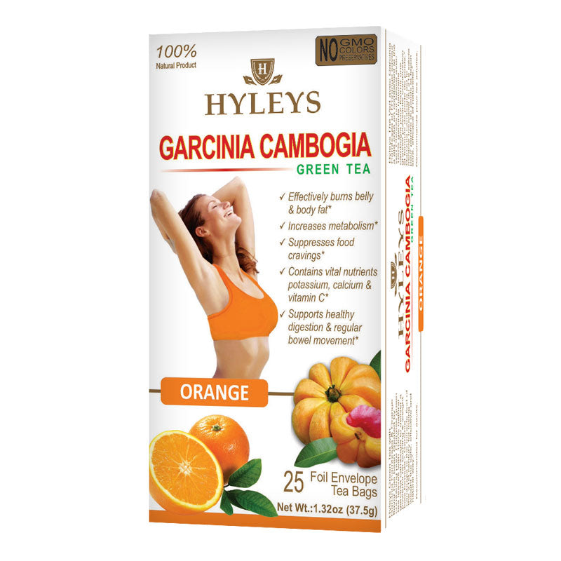 HYLEYS WELLNESS TEA GARCINIA CAMBOGIA & ORANGE 1.32oz