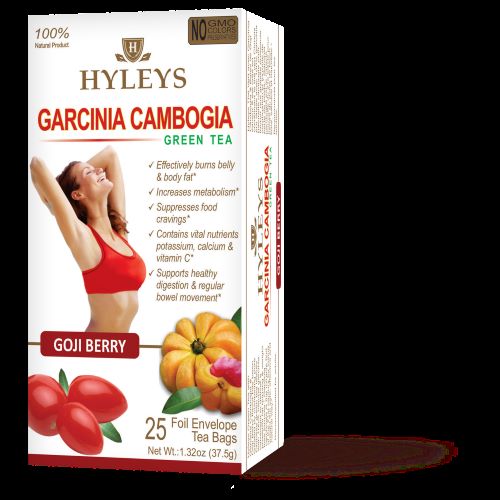 HYLEYS WELLNESS TEA GARCINIA CAMBOGIA & GOJI BERRY 1.32oz