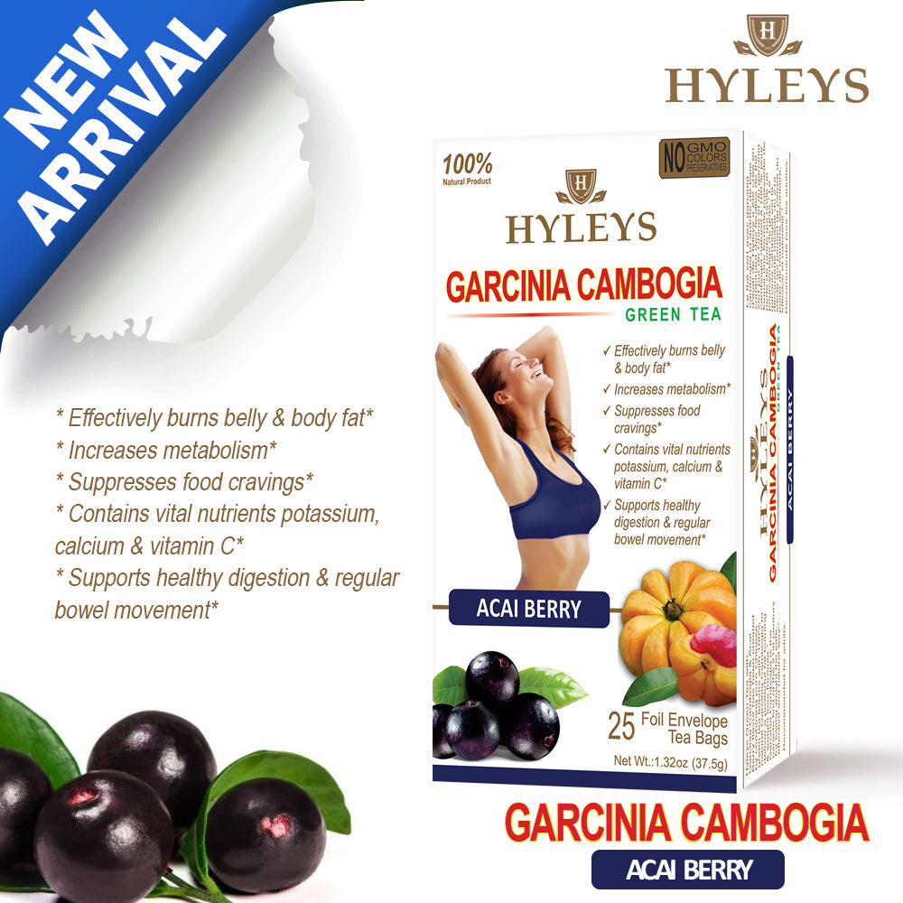 HYLEYS GARCINIA CAMBOGIA ACAI BERRY 1.32oz