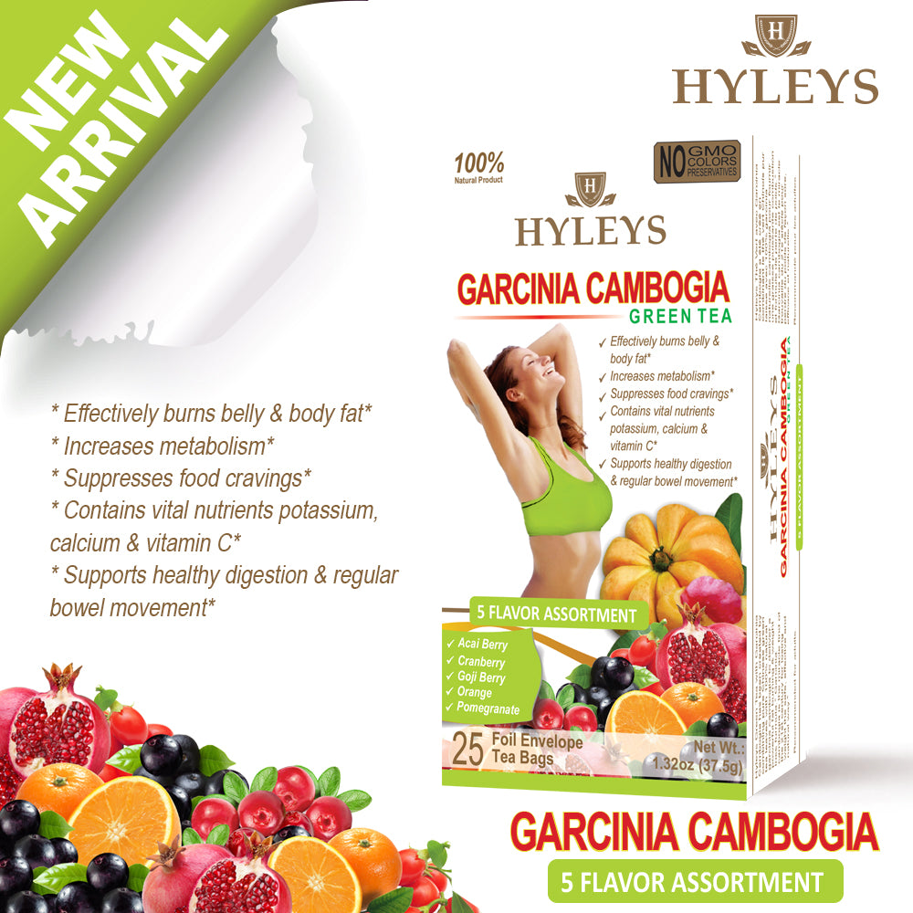 HYLEYS GARCINIA CAMBOGIA 5 FLAVOR ASSORTMENT 1.32oz